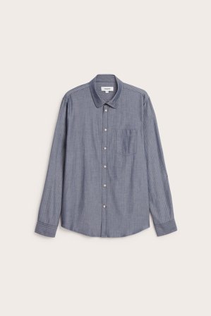 Kappahl | Skjorte med fiskebensmønster | Blå