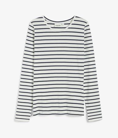 Basetopp med lang arm | Hvit | Dame | Kappahl