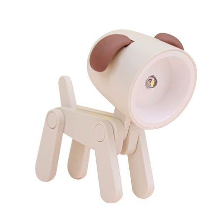 LED Nattelys Tegneserie Skrivebordslampe BEIGE VALP VALP