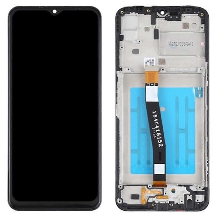 Til Samsung Galaxy A22 5G (US Version)/(EU Version) A226 Grade C LCD-skærm og digitizer-enhed + ramme (uden logo)