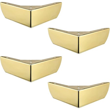 Keittiökalusteiden Jalat 50mm Kahvipöytä Kaappi Jalat Sohva Sänky Kiinteä Tuoli Jalat Kulta Metalli Pöytä Sileä