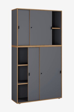 VCM - Skjutbart skåp med 5 fack Salia B100 - Flerfärgad - Hyllor & förvaring - Från Homeroom