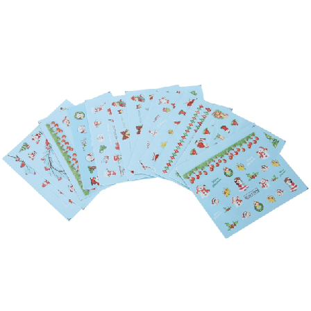 44 kpl Jouluaiheiset Kynsilakkatarrat Manikyyri Koristeet