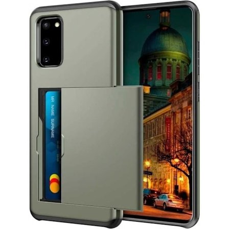 QD-Galaxy S20 FE, Støtsikkert Skall, Kortlomme, StreetWise
