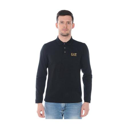 Emporio Armani EA7 t-shirt Sort, Herre Polo