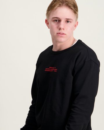 Replay Jumper Svart Genser Gutt - Kids Brand Store