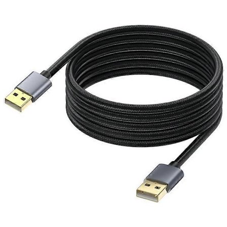 10m 480Mbps USB 2.0 Type A Hann til Hann Kabel Skjøteledning for Digitalkamera Skriver Skanner