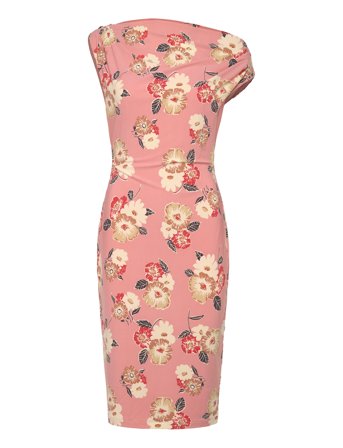 Lauren Ralph Lauren | Floral Jersey Off-The-Shoulder Dress | 46