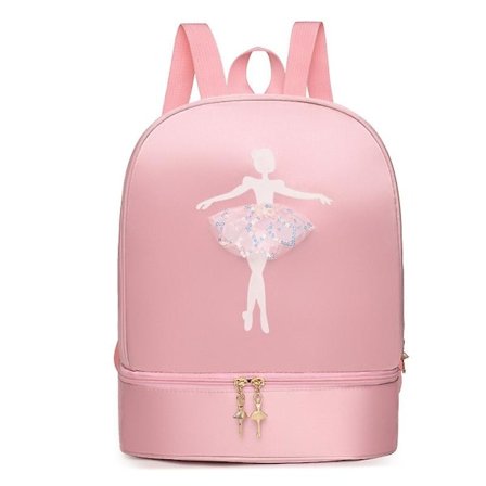 Danseryggsekk jenter latinsk ballett skoleveske Uavhengig skooppbevaring