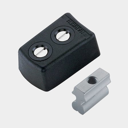 Harken 27mm Track Endstop Kit - Round Mast Groove, Fixed (3850)