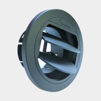 Udstødning Eberspächer, 75 mm, lukbar, sort