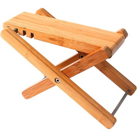 4-trinns justerbar justerbar gitarfotstøtte sklisikker fotkrakk sammenleggbar fotstøtte fra 4,5" opp til 8", tilbehør for klassisk akustisk gitardel