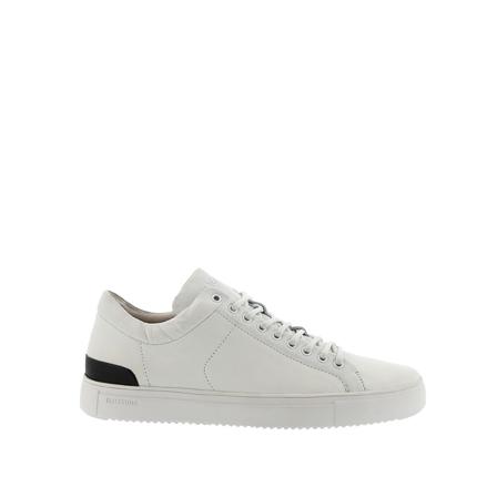 Blackstone, Pm 56 White - LOW Sneaker Wit, Heren, Maat:44 EU,nubuck