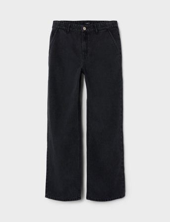 LMTD Nlmtoizza Dnm Loose Pant Noos - Black - 170