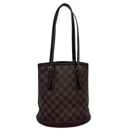 Louis Vuitton Vintage Pre-owned Canvas louis-vuitton-Tass , Bruin , Dames , Maat: ONE Size Vintage Tassen