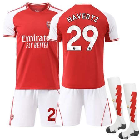 2025-2026 Arsenal Hjemmebanetrøje Børn Voksen Fodbolddragt med Strømper No.29 HAVERTZ No.29 HAVERTZ No.29 HAVERTZ XL