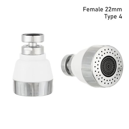 1st Kranadapter Svängbar luftare Adapter KVINNA 22MMTYPE4