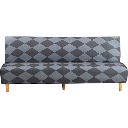 Käsinojan sohvapäällinen ilman käsinojia taittuvaan sohvasänkyyn ilman käsinojia, 155-185 cm