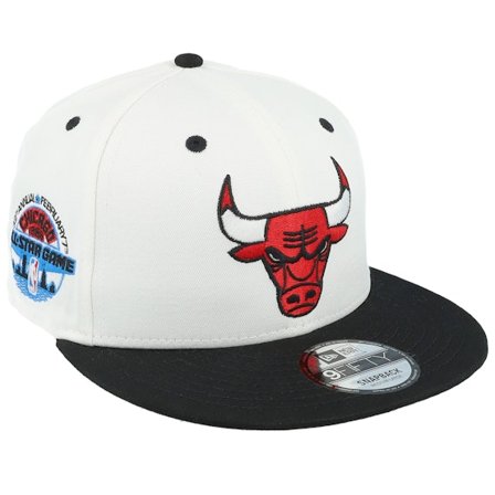 New Era - NBA White snapback Caps - Chicago Bulls White Crown Patch 9FIFTY White/Black Snapback @ Hatstore