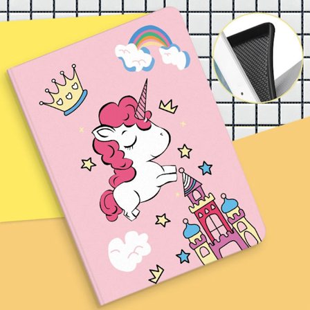 Stilrent skal för iPad 10,2 tum krona enhörning tum silikon