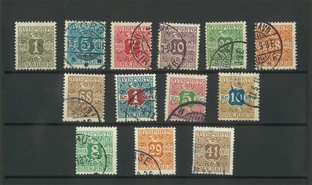 Danmark - Avisporto 13 mærker