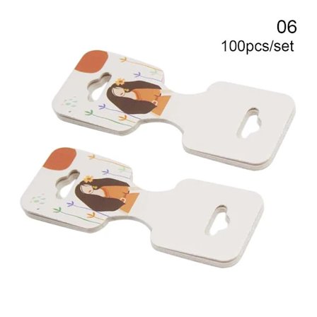 100 st/parti Smyckeskort Halsband Hårspänne Armband 100 st 06