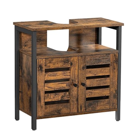 Badrumskommod för tvättställ med hylla och förvaringsskåp - Rus