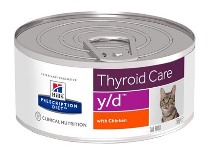 Hill's Prescription Diet Y/D Thyroid Care Cibo Umido Con Pollo