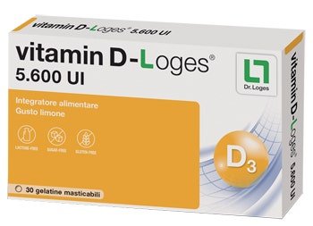 Vitamin D-Loges 30 Gelatine Masticabili Limone 42g