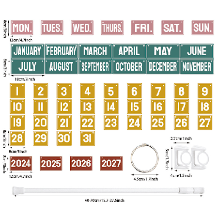 Morandi kalender anslagstavla kortuppsättning