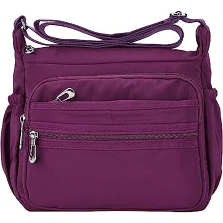 Vanntett multi-lomme messenger bag crossbody bag