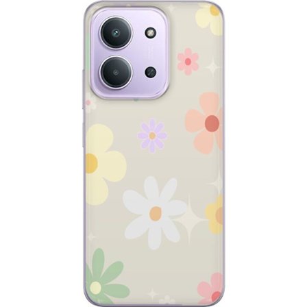 Mobilskal till Xiaomi Redmi 15C med fejdande blommor