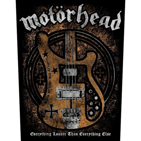 Motorhead Lemmy's Bass Patch One Size Svart/Vit/Brun