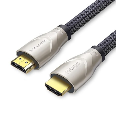 HDMI-kabel 2.0 Höghastighets 4K UHD med Ethernet - För TV, dator, bildskärm och projektor - Stöder 3D och ARC
