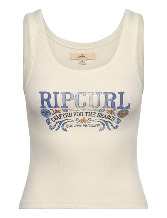 Luna Ribbed Tank Beige Rip Curl