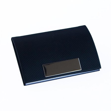 Elegantti keinonahkainen korttikotelo - Musta