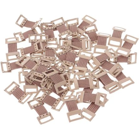 50 stk elastiske klemmer stretch metallspenner for forskjellige typer bandasjer