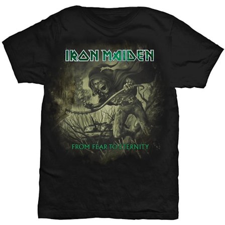 Iron Maiden Unisex Adult From Fear To Eternity Distressed T-Shirt
