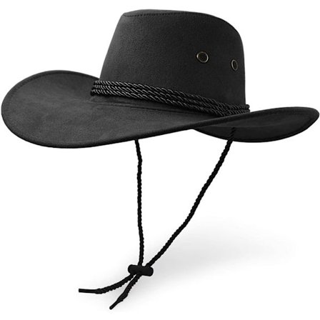 Cowboy Hat, Faux Suede Filt Solhat Western Rejsehat Udendørs S