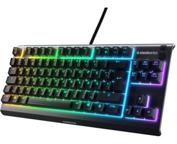 SteelSeries-Apex 3 TKL - NOR-Vanntett gamingtastatur med RGB-belysning-Gaming Accessories-Membranbrytere
