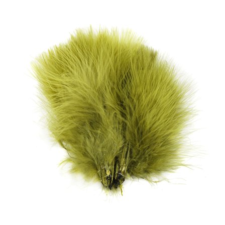 Natures Spirit Fish Hunter Blood Quill Marabou - Medium Olive (UV)