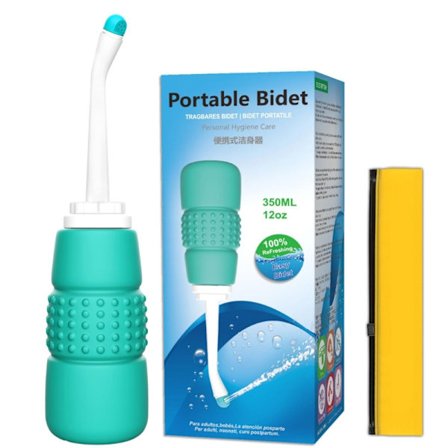 Bærbar Bidet Håndholdt Bidet Sprøyte Feminin Hygiene Rengjøringsflaske for Etterfødselspleie Perineal Personlig Rengjøring