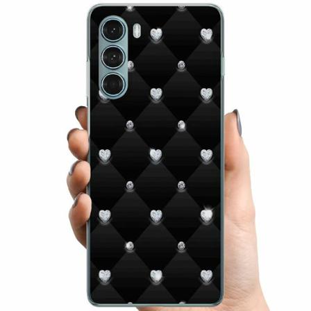 Motorola Moto G200 5g Tpu Mobilskal Diamant Hjärta
