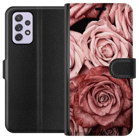 Kompatibelt Lommeboketui til Samsung Galaxy A52s 5G Roser