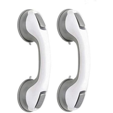 2 stk Sikkerhetshåndtak for badekar/håndtak/dusjsugekopp for bad +