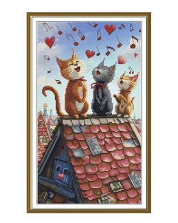 Stickpackung Bild Singendes Trio - Nova Sloboda