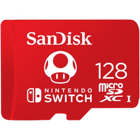 Sandisk Flashminnekort - 128 GB - UHS-I U3 - microSDXC UHS-I - for Nintendo Switch