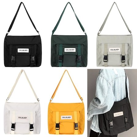 Naisten olkalaukku Messenger-laukku Kangasreppu