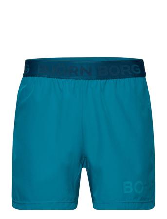 Borg Short Shorts Shorts Sport Shorts Blå Björn Borg*Betinget Tilbud