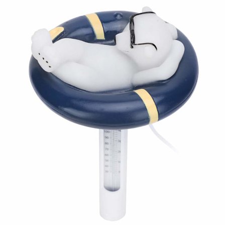 Flytende termometer Termometer Tegneserie Bjørn Styling Vanntemperaturmåler for Svømmebassenger Boblebad Fiskedam